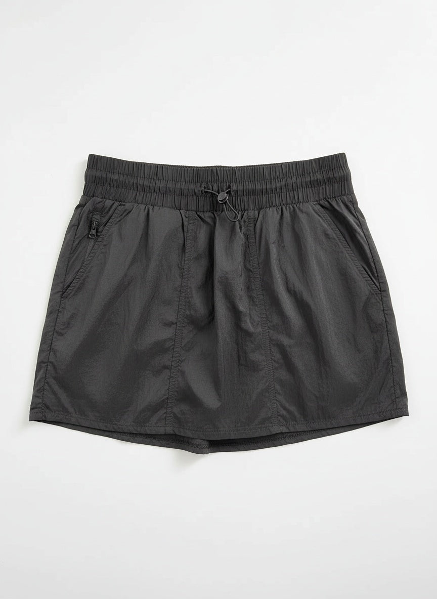 SUNEDGE Womens Relaxed Fit A-line Elastic Skorts