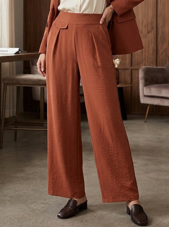 SUNEDGE Womens High Elastic Waist Pants