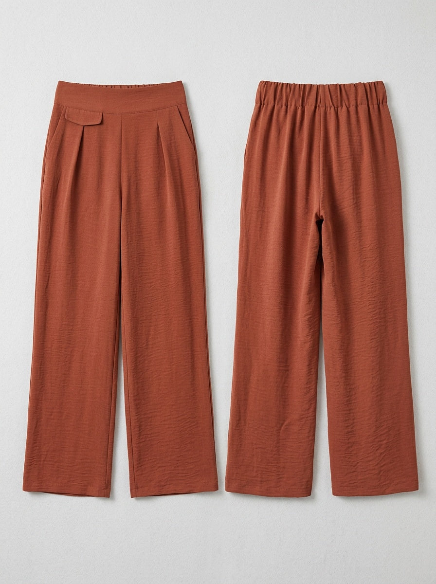 SUNEDGE Womens High Elastic Waist Pants